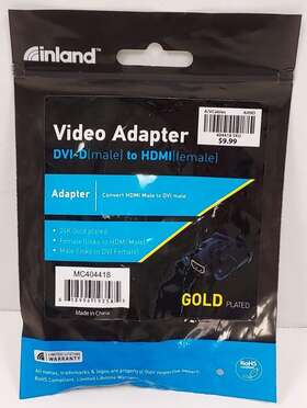 618996999927 INLAND Hdmi Female Video Adapter