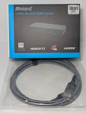 KD3J INLAND Port Uhd Hdmi Switch Hdcp Remote Cable