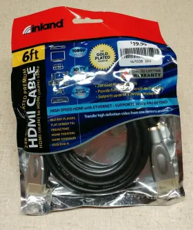 MC469338 INLAND Hdmi Male Cable