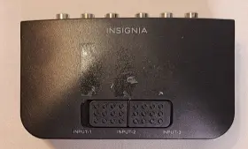Insignia 600603163944 Audio Video Selector Switch Av A/v Rca Composite Ns-vs314
