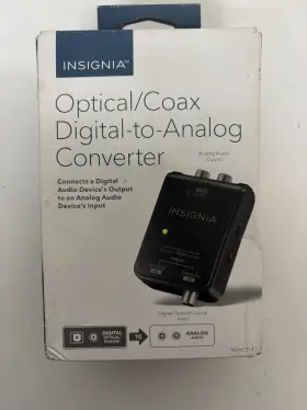 NS-HZ313 INSIGNIA Optical Coaxial Digital Analog Rca