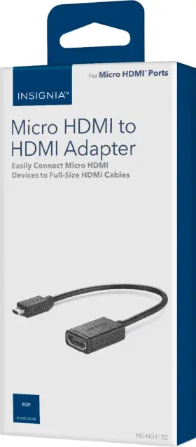 NSHG1182 INSIGNIA Micro Hdmi Adapter