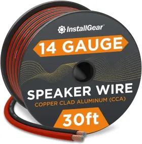 IG1430RBK INSTALLGEAR Gauge Speaker Wire Copper Clad Feet