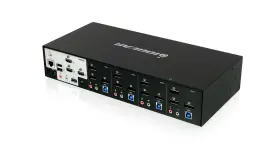 GCS1964 IO GEAR Triple View Displayport Kvmp Switch Usb Hub