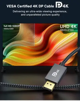 VBC01 IVANKY Vesa Displayport Cable Dp Braided #2 VBC01 IVANKY Vesa Displayport Cable Dp Braided #2