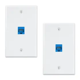 YUNXI-FPKJ06-US-BL IWILLINK Ethernet Wall Plate Keystone Jack