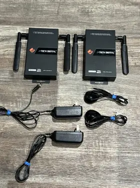 J Tech 766150279306 J-tech Digital Wireless Hdmi Extender Transmitter Receiver Kit Fhd 1080p Wex5d