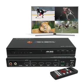 JTD-2996 J-TECH DIGITAL Hdmi Viewer Seamless Switcher Display