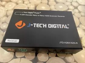 JTD-H264-N2N-R J-TECH DIGITAL Hdmi Video Extender Decoder Ir