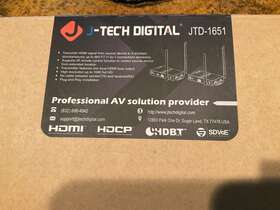JTD1651 J-TECH DIGITAL Hdmi JTD1651 J-TECH DIGITAL Hdmi