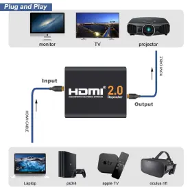 791688519846 JERGO Hdmi Booster Signal Amplifier Repeater Up #3