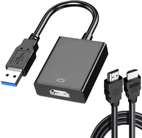 790665517974 JOFNAYLR Usb Hdmi Cable Adapter Video Audio