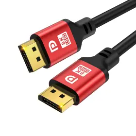 Jojobnj 20ft-dp-red 20ft Dp 2.1 Displayport Cable 16k 10k 8k 4k 2k Hdr Hdcp 2.2 For Gaming Monitor Jojobnj 20ft-dp-red 20ft Dp 2.1 Displayport Cable 16k 10k 8k 4k 2k Hdr Hdcp 2.2 For Gaming Monitor