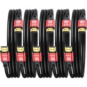 Jojobnj 313041437408 8k 48gbps Hdmi Cables 2.1 1.5ft 5-pack 60hz 4k 2.0 120hz 18gbps High Speed Jojobnj 313041437408 8k 48gbps Hdmi Cables 2.1 1.5ft 5-pack 60hz 4k 2.0 120hz 18gbps High Speed