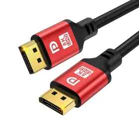 Jojobnj 705353766305 Dp 2.1 Cable 20ft Displayport 16k 10k 8k 60hz 4k 144hz 2k 240hz Hbr3 Sup