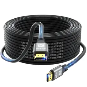 Jojobnj Hdmi-35ft-silver 35 Ft 4k Hdmi Cable 4k60hz 18gbps High Speed 2.0 Cord Ultra Hd Ether Jojobnj Hdmi-35ft-silver 35 Ft 4k Hdmi Cable 4k60hz 18gbps High Speed 2.0 Cord Ultra Hd Ether