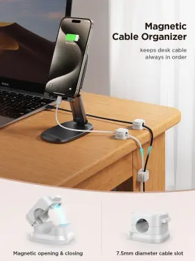JR-ZS368 JOYROOM Pack Magnetic Cable Clips Cord Holder #2
