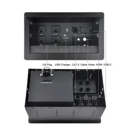 797999628352 VI DEO JS TECHNOLOGY Conference Table Power Hub #3