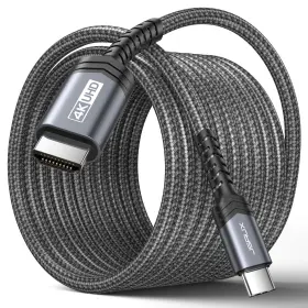 Jsaux Jsuscv0030gy2m Usb C To Hdmi Cable 4k 60hz 6.6ft 3.1 Type 2.0 Cord Antiinterf Jsaux Jsuscv0030gy2m Usb C To Hdmi Cable 4k 60hz 6.6ft 3.1 Type 2.0 Cord Antiinterf