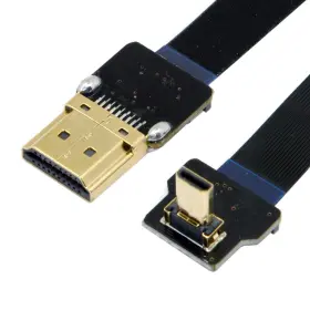 HD-194-UP-0.5M-XY JSER Hdmi Male Flat Cable Fpv Aerial