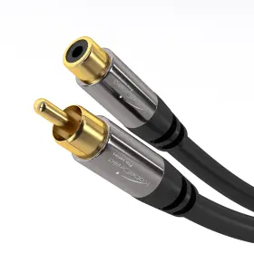 B00RXNVNZS KABELDIREKT Rca Extension Cable Audio Subwoofer