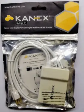 IADAPT51 KANEX Lighting Displayport Digital Audio Signals