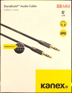 K169-1125-BK6F KANEX Durabraid Audio Cable