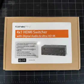 SW-HDX1AUD4K KANEX PRO Hdmi Switcher Digital Audio Ultra