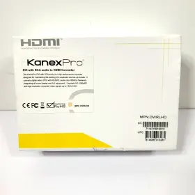 Dvirlhd KANEXPRO Dvi Rca Audio Hdmi Signal Converter Box