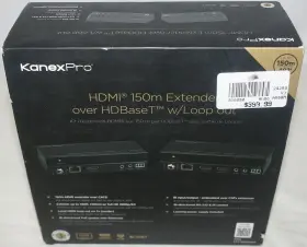 Kanexpro Ext-hdbt150m New Hdmi/cat6 150m 492ft Extender Over Hdbaset With Loop Out