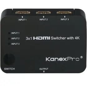 Kanexpro Sw-hd3x14k 3x1 Hdmi Switcher With Ultra Hd 4k New In Box