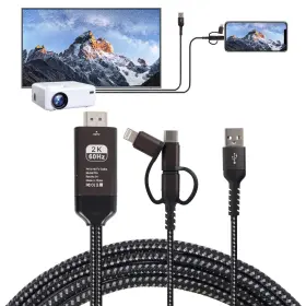1238524 KEJOG Hdmi Cable Tv Adapter Phone Hdtv Androi
