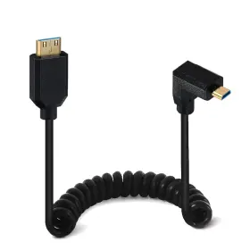 BYC2022082006 KEWORK Up Angle Micro Hdmi Mini Male Coiled