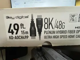 KD-AOCH49P KEY DIGITAL Plenum Optical Hdmi Cable #2