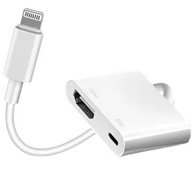 Kinhaly 008678887640 Apple Mfi Certified Lightning To Hdmi Digital Av Adapter 1080p Hd Video