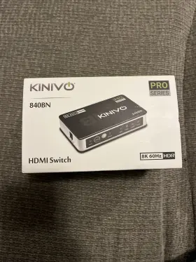 SW-840BN KINIVO Hdmi Switch Remote Port Switcher