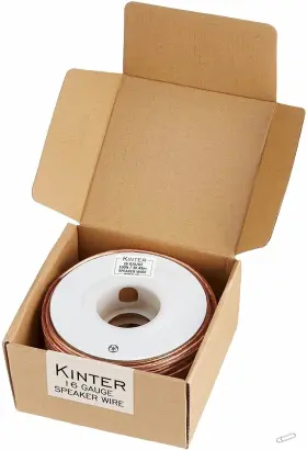 KWIRE16 KINTER Cable Audio Stereo Speaker Wire Feet #3