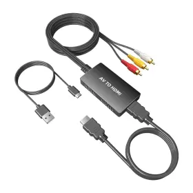Av-to-hdmi-male KIRZI Rca Cable Converter Adapter Cvb