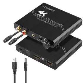 AUDIO003 KLEAWARTE Hdmi Audio Extractor Adapter Optical Spdif