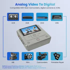 717021727877 KOHO Dvd Recorder Vhs Digital Converter Vcr Mini #3