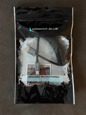 KB-MC-FHDMI-12-BK KONDOR BLUE Coiled Micro Hdmi Raven