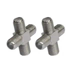 711102912602 KOSTONA Coax Cable Splitter Combiner Adapter Tv