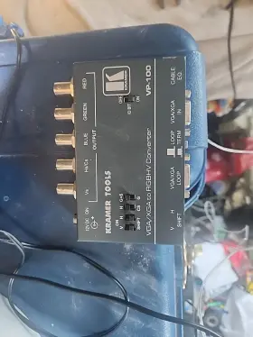 Kramer 00-vp-100 Vp-100 Vga/xga To Rgbhv Converter Power Supply And Cable