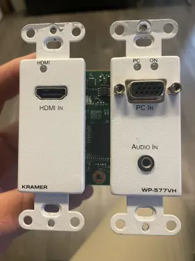 Kramer Wp-577vh Active Wall Plate - Hdmi White