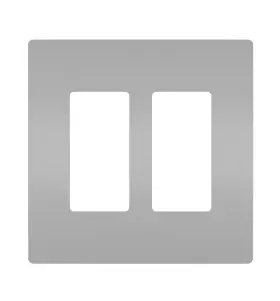 RWP262GRY LEGRAND Radiant Screwless Wall Plates Gang Pack