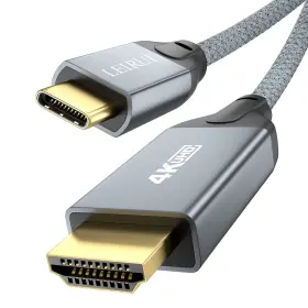 767119993608 LEIRUI Usb Hdmi Cable High Braid Cord Thunderbol