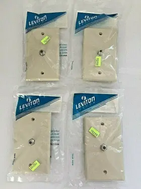 40981-00I LEVITON Connector Flush Mount Wallplate