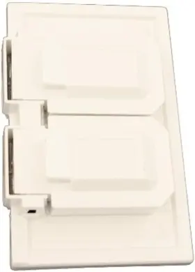 4976-W LEVITON Cover Duplex Receptacles Enclosure