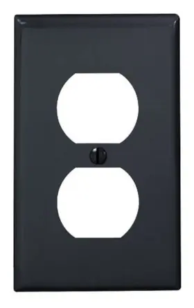 80703-E LEVITON Duplex Device Receptacle Wallplate Pack