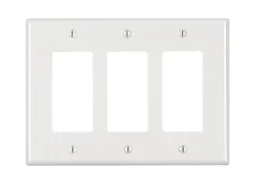 PJ263-W LEVITON Decora Gfci Wallplate Midway Pack